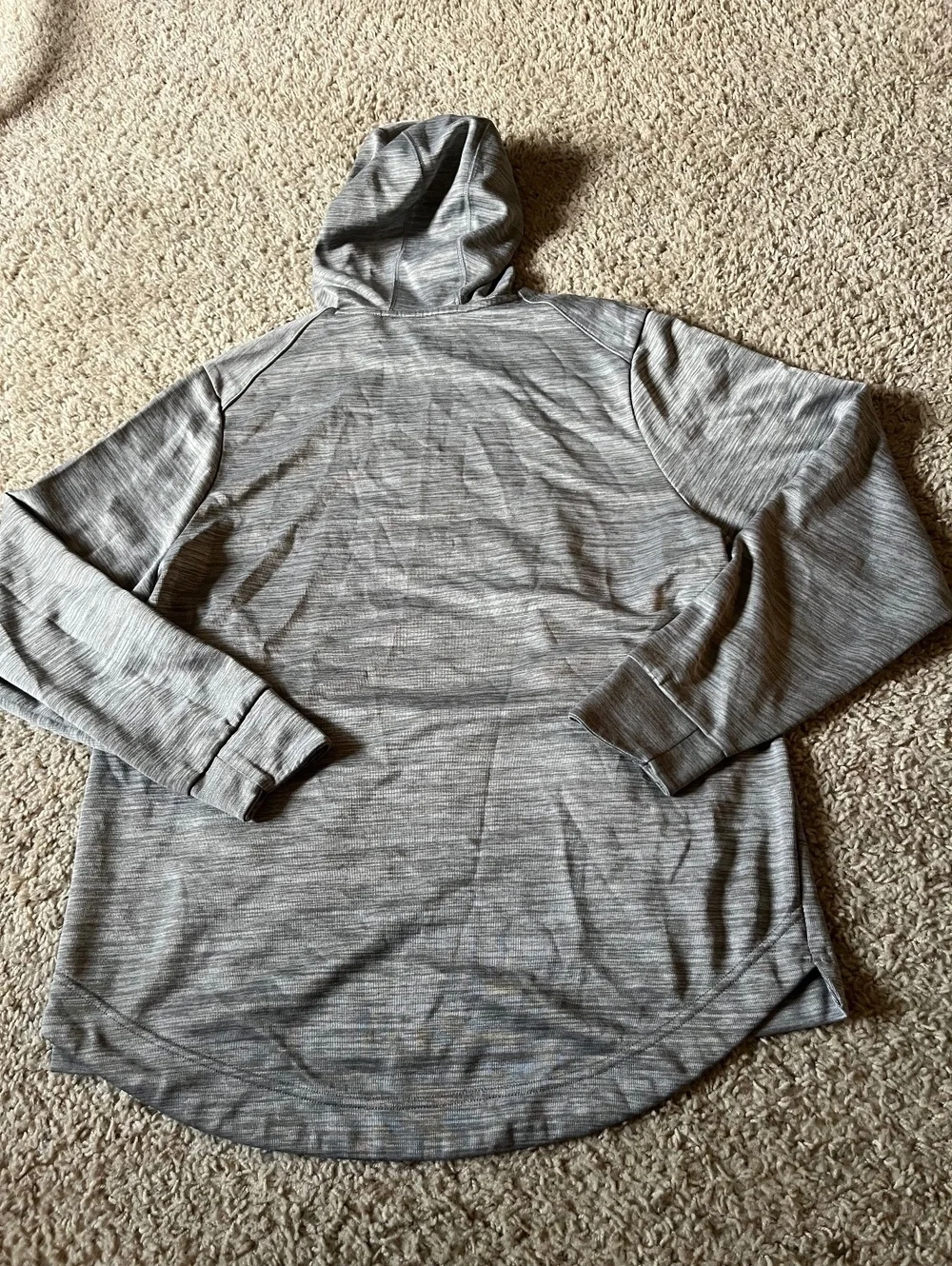 Jordan Michigan Basketball Lightweight Heather Gray Hoodie